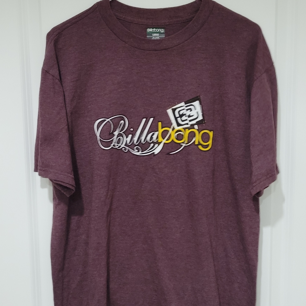 Billabong Mens Short Sleeve Spell Out Logo T Shirt